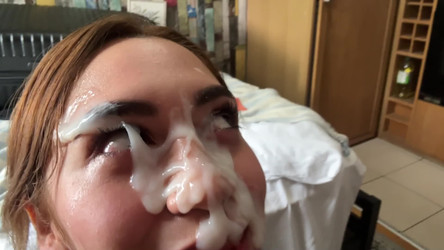 Artemis Carmona - Epic triple-facial cumwalk in London.mp4