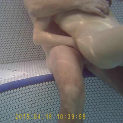 Nudist Caught Naked Underwater In The Spa Pool 2